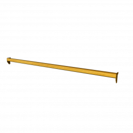Régua cremalheira tubo oblongo gold